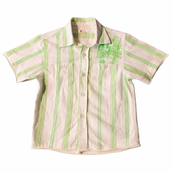 GIGGLES - BOYS SZ 2 SHORT SLEEVE BUTTON DOWN - Picture 10 of 10
